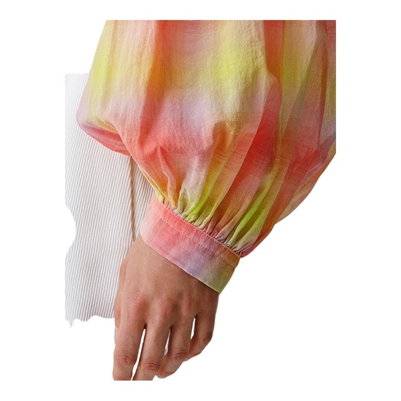 FORTE FORTE Camicia Voile Tartan Button Up Blouse - Picture 3 of 6